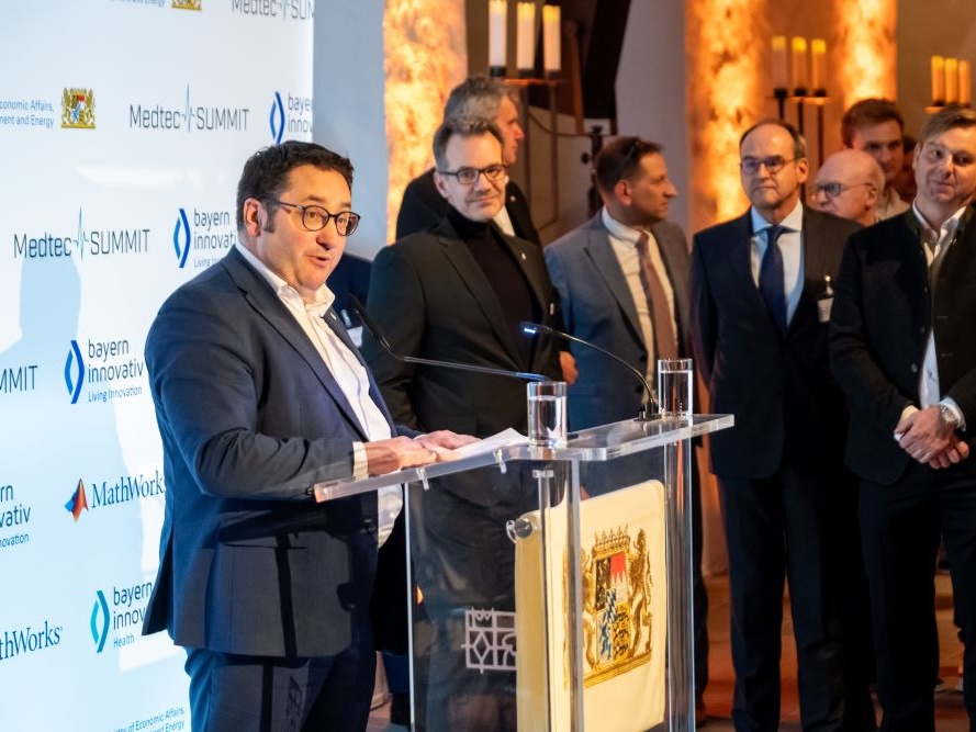 GBN Systems Videonews vom Bayern Innovativ MedtecSUMMIT 2025 Staatsempfang